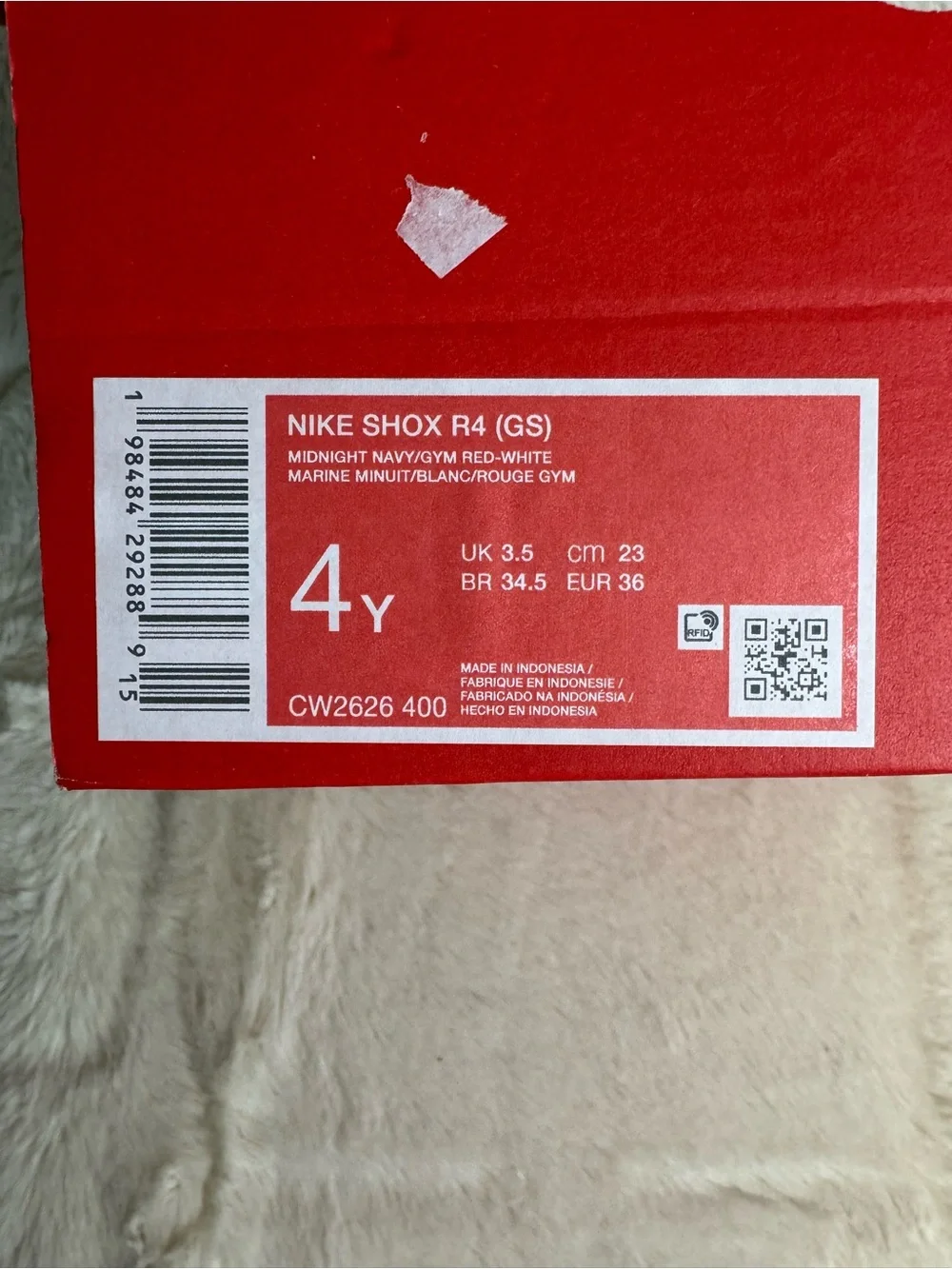 New in Box 🇺🇸 Nike Shox R4 (GS) - Picture 6 of 8